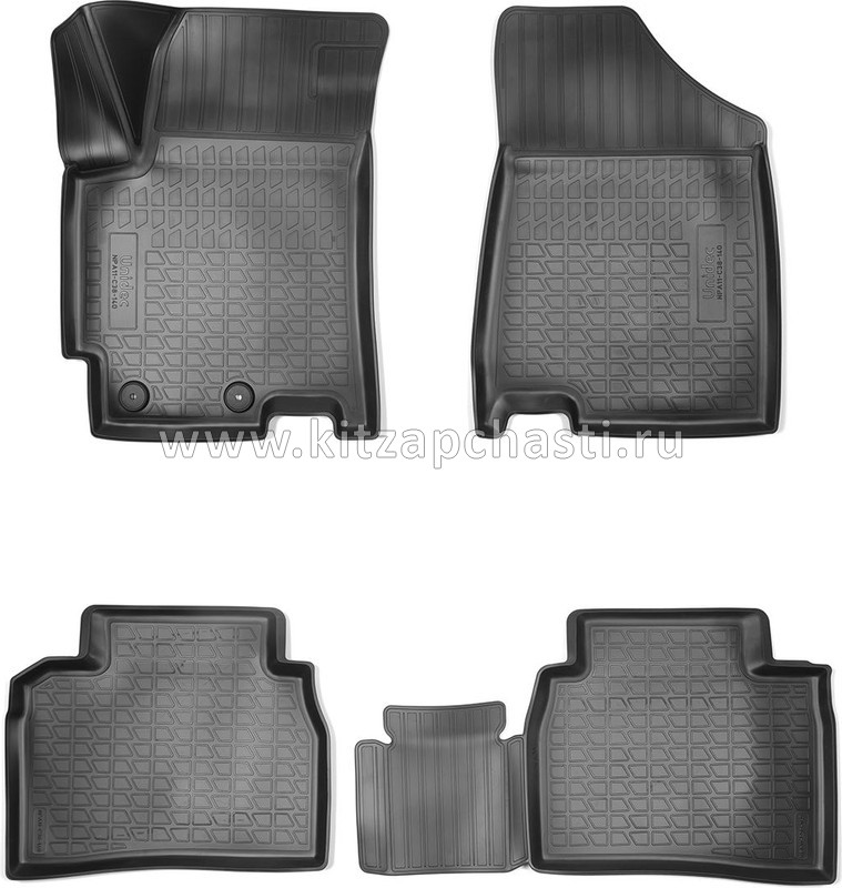 Коврики салонные (комплект 4шт) полиуретан "Фирма Norplast" JAC J7 NPA11-C38-140